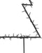 vidaXL - Kerstverlichting - kerstboom - met - grondpinnen - 80 - LED's - 60 - cm