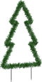 vidaXL - Kerstverlichting - met - grondpinnen - boom - 115 - LED's - 90 - cm