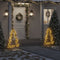 vidaXL - Kerstverlichting - met - grondpinnen - boom - 115 - LED's - 90 - cm