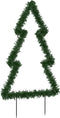 vidaXL - Kerstverlichting - met - grondpinnen - boom - 115 - LED's - 90 - cm