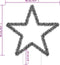vidaXL - Kerstverlichting - met - ster - 115 - LED's - 85 - cm