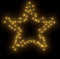 vidaXL - Kerstverlichting - met - ster - 115 - LED's - 85 - cm