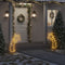 vidaXL - Kerstverlichting - meteoor - met - grondpinnen - 115 - LED's - 89 - cm