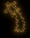 vidaXL - Kerstverlichting - meteoor - met - grondpinnen - 80 - LED's - 62 - cm