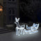 vidaXL - Kerstverlichting - rendier - en - slee - met - mesh - 432 - LED's