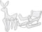 vidaXL - Kerstverlichting - rendier - en - slee - met - mesh - 432 - LED's