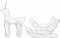 vidaXL - Kerstverlichting - rendier - en - slee - met - mesh - 432 - LED's