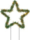 vidaXL - Kerstverlichting - ster - 3 - st - met - grondpinnen - 50 - LED's - 29 - cm