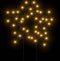 vidaXL - Kerstverlichting - ster - 3 - st - met - grondpinnen - 50 - LED's - 29 - cm