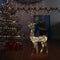 vidaXL - Kerstversiering - rendier - 140 - LED's - 120 - cm - acryl - meerkleurig