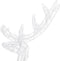 vidaXL - Kerstversiering - rendier - 140 - LED's - 120 - cm - acryl - warmwit