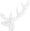 vidaXL - Kerstversiering - rendier - 140 - LED's - koudwit - 120 - cm - acryl