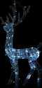 vidaXL - Kerstversiering - rendier - 140 - LED's - koudwit - 120 - cm - acryl