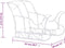 vidaXL - Kerstversiering - rendieren - en - slee - 160 - LED's - 130 - cm - acryl
