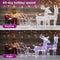 vidaXL - Kerstversiering - rendieren - en - slee - 160 - LED's - 130 - cm - acryl