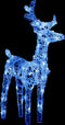 vidaXL - Kerstversiering - rendieren - en - slee - 160 - LED's - 130 - cm - acryl