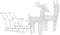 vidaXL - Kerstversiering - rendieren - en - slee - 160 - LED's - 130 - cm - acryl