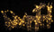 vidaXL - Kerstversiering - rendieren - en - slee - 160 - LED's - rattan - warmwit