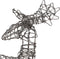 vidaXL - Kerstversiering - rendieren - en - slee - 160 - LED's - rattan - warmwit