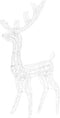 vidaXL - Kerstversiering - rendierfamilie - 300 - LED's - blauw - acryl