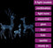 vidaXL - Kerstversiering - rendierfamilie - 300 - LED's - koudwit - acryl