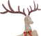 vidaXL - Kerstversiering - vliegend - rendier - warmwit - 120 - LED's - goudkleurig