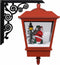 vidaXL - Kerstwandlamp - met - LED-lampjes - en - kerstman - 40x27x45 - cm - rood