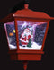 vidaXL - Kerstwandlamp - met - LED-lampjes - en - kerstman - 40x27x45 - cm - rood
