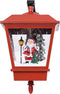 vidaXL - Kerstwandlamp - met - LED-lampjes - en - kerstman - 40x27x45 - cm - rood