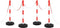 vidaXL - Kettingpalenset - met - kunststof - ketting - 10 - m