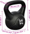 vidaXL - Kettlebell - met - kunststof - mantel - 24kg