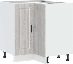 vidaXL - Keuken - hoekonderkast - "Porto" - bewerkt - hout - grijs - sonoma - eiken