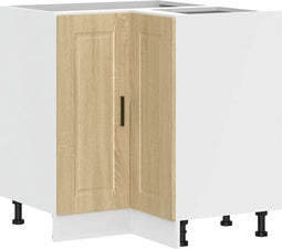 vidaXL - Keuken - hoekonderkast - "Porto" - bewerkt - hout - sonoma - eikenkleurig