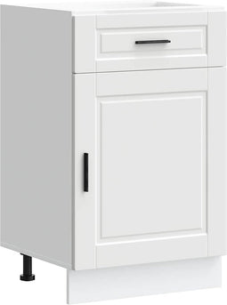 vidaXL - Keuken - onderkast - "Porto" - bewerkt - hout - wit