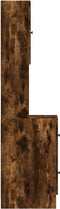 vidaXL - Keukenkast - 35x50x180 - cm - bewerkt - hout - gerookt - eikenkleurig
