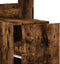 vidaXL - Keukenkast - 35x50x180 - cm - bewerkt - hout - gerookt - eikenkleurig