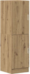 vidaXL - Keukenkast - 38x41,5x131,5 - cm - bewerkt - hout - artisanaal - eiken