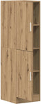 vidaXL - Keukenkast - 38x41,5x131,5 - cm - bewerkt - hout - artisanaal - eiken