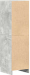 vidaXL - Keukenkast - 38x41,5x131,5 - cm - bewerkt - hout - betongrijs