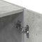 vidaXL - Keukenkast - 38x41,5x131,5 - cm - bewerkt - hout - betongrijs