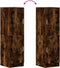 vidaXL - Keukenkast - 38x41,5x131,5 - cm - bewerkt - hout - gerookt - eikenkleurig