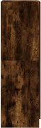 vidaXL - Keukenkast - 38x41,5x131,5 - cm - bewerkt - hout - gerookt - eikenkleurig