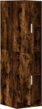 vidaXL - Keukenkast - 38x41,5x131,5 - cm - bewerkt - hout - gerookt - eikenkleurig