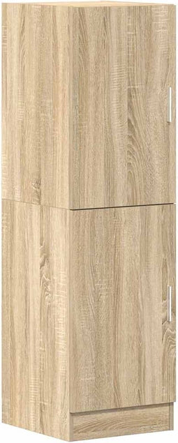 vidaXL - Keukenkast - 38x41,5x131,5 - cm - bewerkt - hout - sonoma - eikenkleurig
