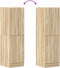 vidaXL - Keukenkast - 38x41,5x131,5 - cm - bewerkt - hout - sonoma - eikenkleurig