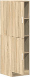 vidaXL - Keukenkast - 38x41,5x131,5 - cm - bewerkt - hout - sonoma - eikenkleurig