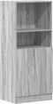 vidaXL - Keukenkast - 57x41,5x131,5 - cm - bewerkt - hout - grijs - sonoma - eiken