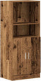 vidaXL - Keukenkast - 57x41,5x131,5 - cm - bewerkt - hout - oud - houtkleurig