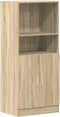 vidaXL - Keukenkast - 57x41,5x131,5 - cm - bewerkt - hout - sonoma - eikenkleurig