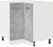 vidaXL - Keukenkast - 75,5x75,5x81,5 - cm - bewerkt - hout - betongrijs